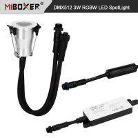 Mier DMX512แก้ไขที่อยู่โดยอัตโนมัติ IP66 DC 12โวลต์3วัตต์ RGBW นำสปอตไลที่อยู่เดิมแก้ไข DMX สัญญาณเครื่องขยายเสียง *