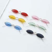 【hot】 2023 New Sunglasses Fashion Metal Small Frame Glasses UV400 Protection Eyewear Streetwear ！