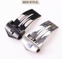 ▽✣▨ 18mm 20mm 22mm Stainless steel watch buckle Folding clasp Double button ouch for TAG Heuer watch accessories strap Bright matte