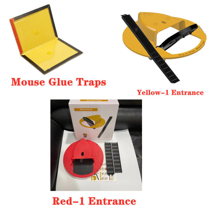 Bucket Mouse Trap - Reusable Flip Slide Lid with Mouse Catcher