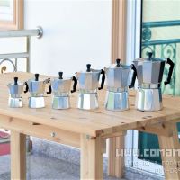 หม้อต้มกาแฟ MokaPot กาต้มกาแฟพกพา แบบ1,2,3,6,9,12คัพ ชงกาแฟทานเองได้ หรือจะนำไปเปิดร้านก็ได้ สินค้าพร้อมส่งจากในไทย