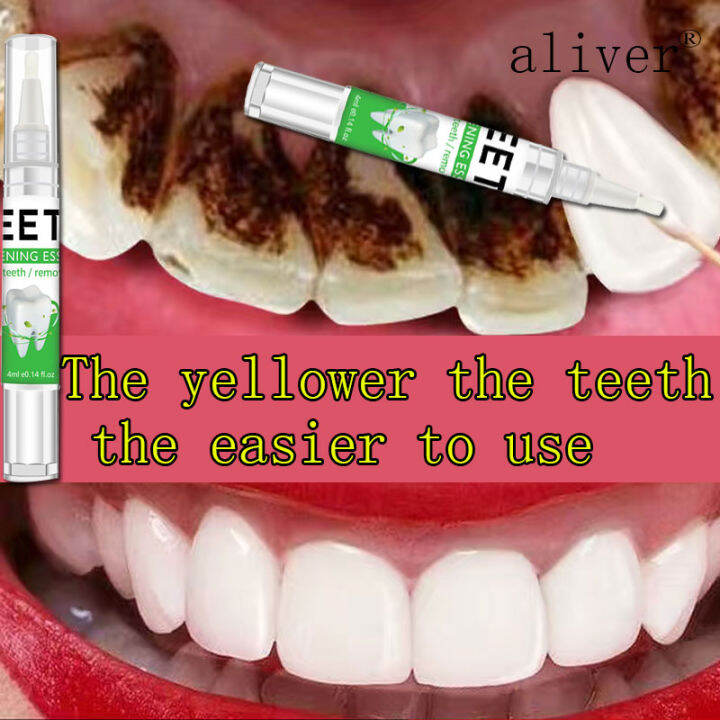 Rhubarb Teeth aliver Teeth whitening pen (Gel Cleans Oral Care Teeth