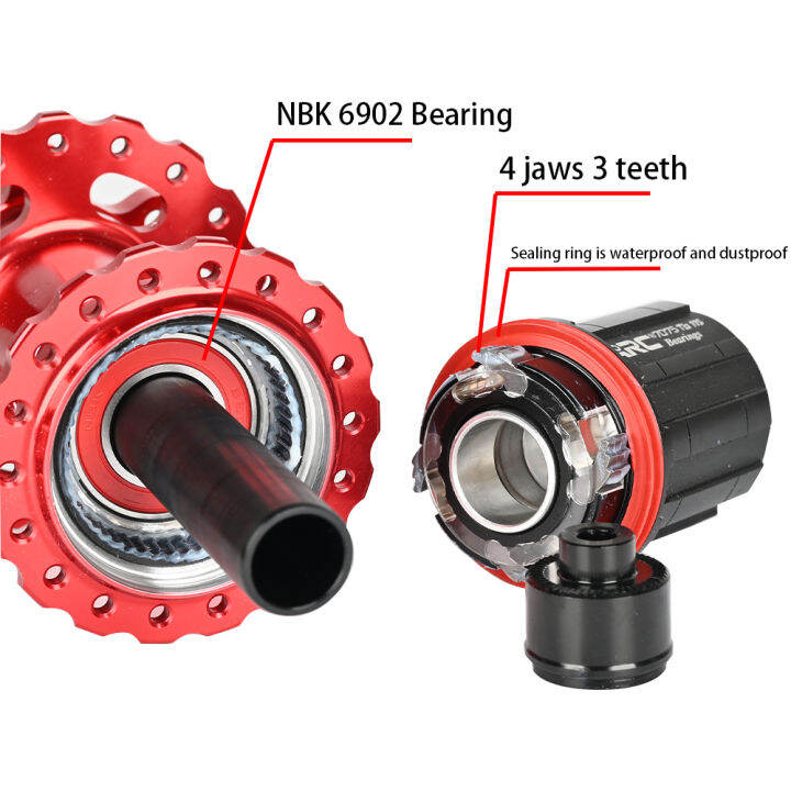 arc-mt006จักรยาน-hub-mtb-hub-32-28-36หลุมจักรยาน-nbk-แบริ่ง-hub-อลูมิเนียม-cube-จักรยานเสือภูเขา-hub-จักรยานดุมล้อ8-12โวลต์