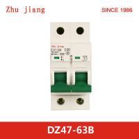 Air circuit breaker  rail-mounting MCB DZ47-63B 2P Electrical Circuitry Parts