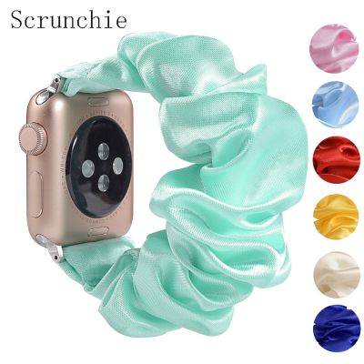 lipika Scrunchie Elastic Strap for apple watch 5 band 44mm 40mm women watchband bracelet for series 5 4 3 for iwatch band 38mm 42mm 38