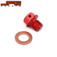 ✓☑✶ CNC Red Billet Aluminum Magnetic Oil Drain Plug Bolt For Polaris RZR Ranger Sportsman Scrambler ACE 325 570 800 900 1000 ETX