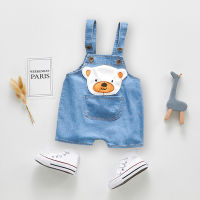 IENENS Summer 1PC Kids Baby Boys Jumper Clothes Clothing Short Trousers Toddler Infant Boy Pants Denim Shorts Jeans Overalls Dungarees 1 2 3 Years