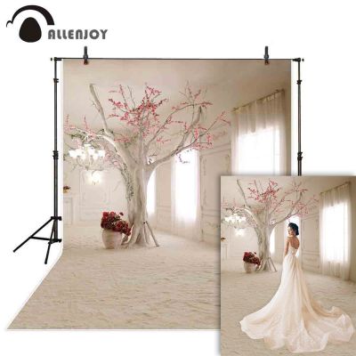 【☊HOT☊】 liangdaos296 Allenjoy ฉากหลังถ่ายภาพงานแต่งงานโฟโต้คอปภาพพื้นหลังต้นไม้ผ้าม่านหน้าต่างสีขาวสตูดิโอถ่ายภาพ