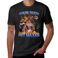 New Evade Taxes Hit Maxes 2 T-Shirt tees hippie clothes mens white t shirts 4XL 5XL 6XL