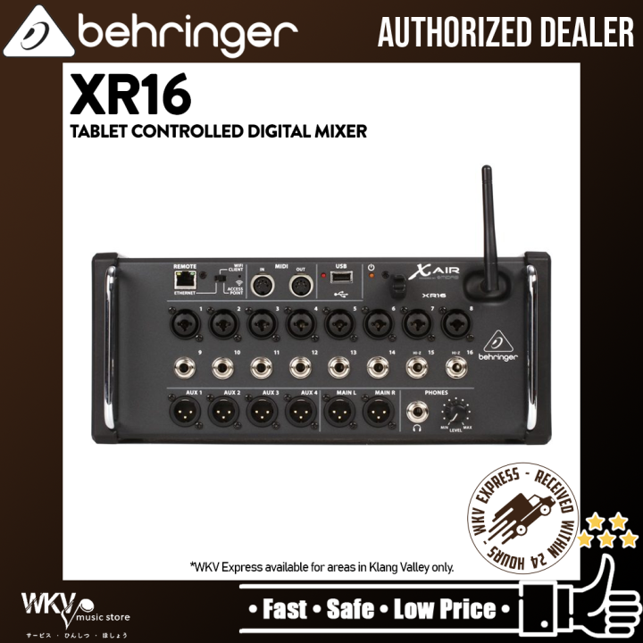 Behringer X Air XR16 Tablet-controlled Digital Mixer (XR-16 / XR 16 ...