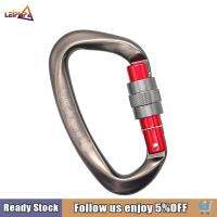 คลิปห่วงเกี่ยวนิรภัยขนาดเล็กหัวเข็มขัด Carabiner รูปตัว D Leipupa สำหรับตั้งแคมป์โรยตัว