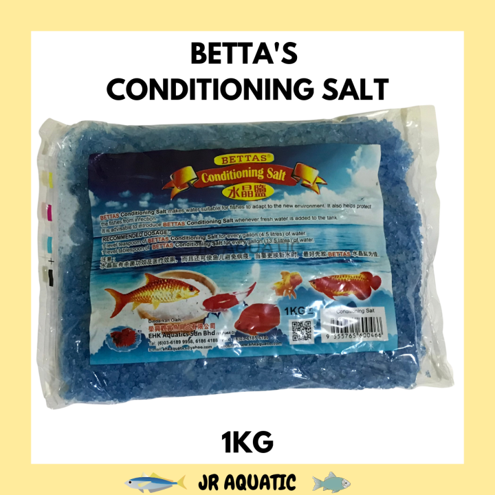 BETTAS CONDITIONING SALT BLUE 1KG Freshwater Fish Aquarium Lazada