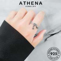 ATHENA JEWELRY แฟชั่น ผู้หญิง แหวน เครื่องประดับ แท้ ปลาคาร์พย้อนยุค Silver เงิน เกาหลี ต้นฉบับ เครื่องประดับ 925 R914