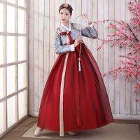 New Korean Traditional Costume Women Palace Court Hanbok Dress Korea Ancient Wedding Dress Asian Minority Nation Dance C