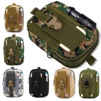 Men Tactical Molle Pouch Belt Waist Pack Bag Small Pocket Military Waist Pack Running Pouch Travel Camping Bags Soft Back