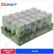 Nước ngọt 7 Up vị chanh thùng 24 lon loại 320ml