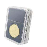 New! Black color 32mm 40mm Grade coin Slab Graded storage box case PP Inner pad DISPLY panda SLAB 1pcs a lot