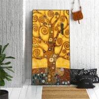 ไค้เชมกุสตาฟ Klimt Tree Of Life ผ้าใบลายศิลปะ Paitnings ภาพวาดผลิตใหม่คลาสสิกที่มีชื่อเสียงกุสตาฟ Klimt ภาพติดผนังสำหรับห้องนั่งเล่น