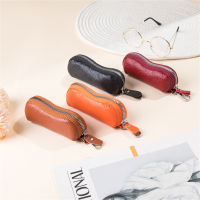 Keychain With Coin Pouch Genuine Leather Key Pouch Mini Pocket Card Wallet Car Key Holder Case Womens Purse Keychain