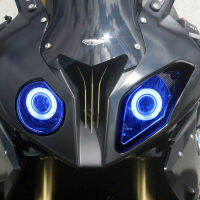 Custom HID Xenon Projector Headlight Headlamp Assembly White Blue Red Led Anger Demon Eyes Lamps For BMW S1000RR S1000 RR 09-14