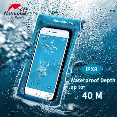 Naturehike Mobile Phone Waterproof Bag TPU High Definition Bag Diving 40M sealed Membrane Phone Cover Touch IPX8 Waterproof