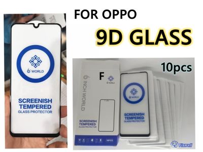10PCS New 9D Tempered Glass For OPPO All models Screen Protector Full Cover tempered glass For oppo Protective film