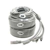 [HOT HAIXWLXKWW 589] ที่มีคุณภาพสูง RJ45กล้องวงจรปิดเคเบิ้ลอีเธอร์เน็ต DC Power Cat5อินเทอร์เน็ตเครือข่าย LAN สายพีซีคอมพิวเตอร์สำหรับ POE กล้อง IP NVR Concatenon