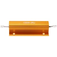 Gold Aluminum Clad Power Resistor Resistance 100W