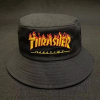 หมวกบักเก็ตกันแดด Thrasher Flame สําหรับผู้ชาย และผู้หญิง