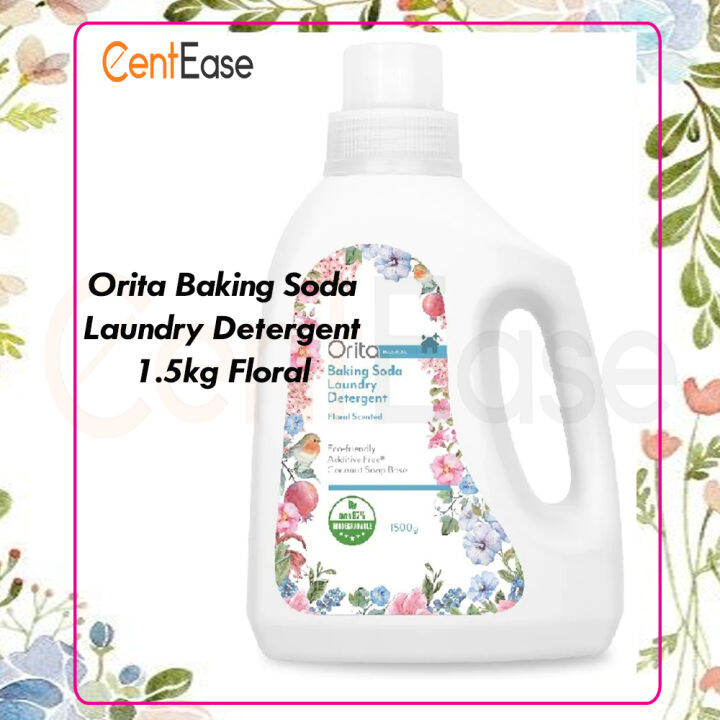 Orita Baking Soda Laundry Detergent 1.5kg (Exp Jun 2025) Floral Lazada