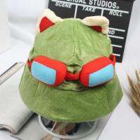 ขายดีหมวกลูกเสือ The Swift ทิมอร์ Teemo สุดน่ารักสำหรับผู้ชายผู้หญิงหมวกสีเขียวทหารหมวกอบอุ่นสำหรับงานปาร์ตี้คอสเพลย์ด้านข้าง