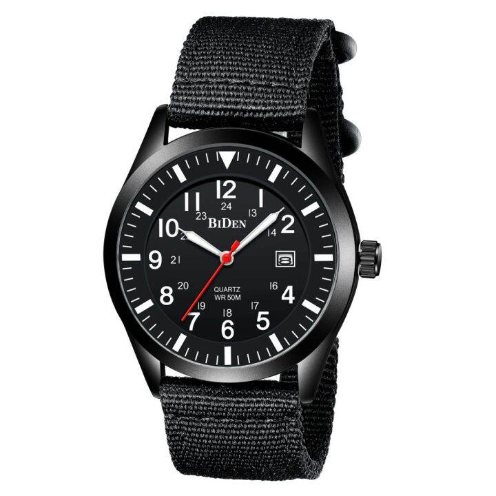 hot-item-biden-bai-deng-military-outdoor-sports-mens-watch-manufacturers-nylon-belt-quartz-watch-yy