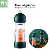 Homenhome เครื่องบดโปร่งใส Pepper Mill คู่มือ Crusher เหล็กคาร์บอน Core Multifunctional Cruet Abrader ครัวเครื่องมือ