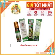 1 Lố 12 Chai Dầu lăn 22 Vị Thảo Dược Thái Lan 8ml - Herbal Liquid Balm