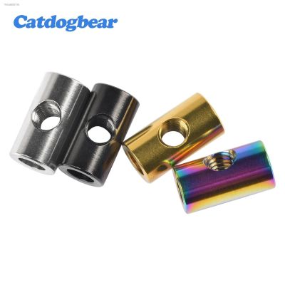 ☊♠✤ Catdogbear Titanium Nut M5 Cylindrical Nut For Bicycle Seat Fixing
