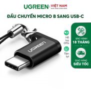 Đầu chuyển đổi Micro USB sang Type C UGREEN US278 Có hỗ trợ OTG dùng cho
