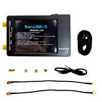 NanoVNA-H Vector Network Antenna Analyzer 10KHz-1.5GHz MF HF VHF UHF with Shell SD Card Slot Digital Nano VNA-H Tester