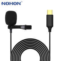 Microfone De Lapela Usb Tipo C สำหรับ Samsung Xiaomi Mi 7 8 9 10 11 12 13 Oneplue Lg efone Celular Comdor Portátil สตรีมมิ่ง Ao Vivo Áudio Vídeo Gravação Lapela Clipe De Gravata Mini Tipo-C Microfone