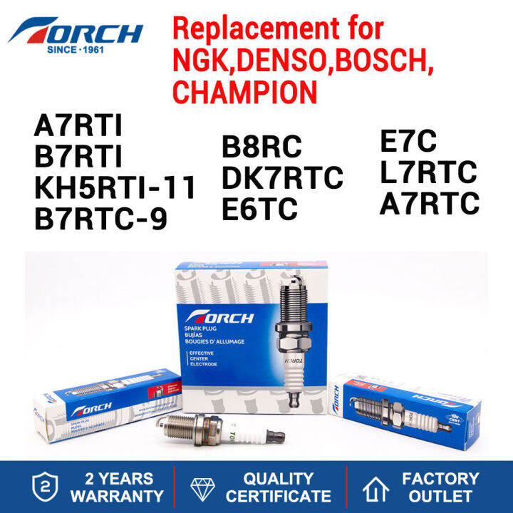 Torch 2pk L7rtc Solid Spark Plug M14 1 25mm Copper | INDIA