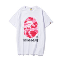 แขนสั้นลายพรางหัวแอปคลาสสิก BAPE