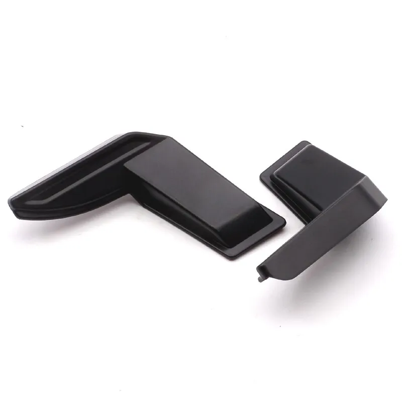 2PCS Rear Windshield Heating Wire Protection Cover Black ABS For