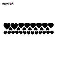 ANYTEK 28ชิ้น/56ชิ้นสติกเกอร์รถ D-2646รูปความรักกราฟฟิตีรูปลอกตกแต่งสติ๊กเกอร์ติดประตูร่างกาย