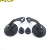 ZORBYZ Black CNC Aluminium Round Handlebar end Side Mirror With thread inside For Benelli Leoncino 500 502c 752s BN600 BN300