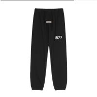 Plus size Fear Of for Men SS22 double line ESSENTIALS new flocking 1977 drawstring high street casual trousers