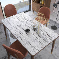 Wood grain Marbling PVC plastic rectangle Tablecloth custom made dining table protector mat waterproof party table deco cover