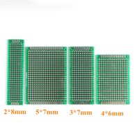 4pcs 5x7 4x6 3x7 2x8 cm Double Side Board Copper prototype pcb 5x7 4x6 3x7 2x8 Universal Circuit Board for Arduino