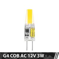 【☃】 Galxo Bombillas G4หลอดไฟ LED 12V 220V Lampada หลอดไฟ LED G4 ACDC 12V COB เปลี่ยน25W โคมระย้าฮาโลเจน