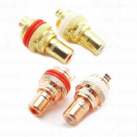 High-end RCA Adapter Jack HIFI Terminals Pom Insulation Socket AV Terminal Phono Audio Video Connector B4