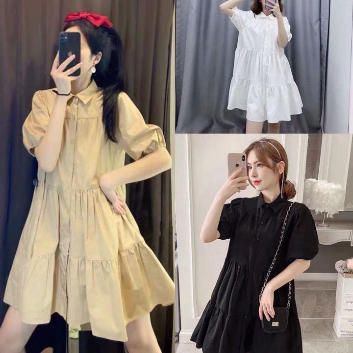 clothes BabyDoll Dress Ruffle Korean Dress | Lazada PH