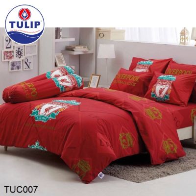 Tulip ผ้าปูที่นอน (ไม่รวมผ้านวม) ลิเวอร์พูล Liverpool TUC007 (เลือกขนาดเตียง 5ฟุต/6ฟุต) #ทิวลิป เครื่องนอน ชุดผ้าปู ผ้าปูเตียง